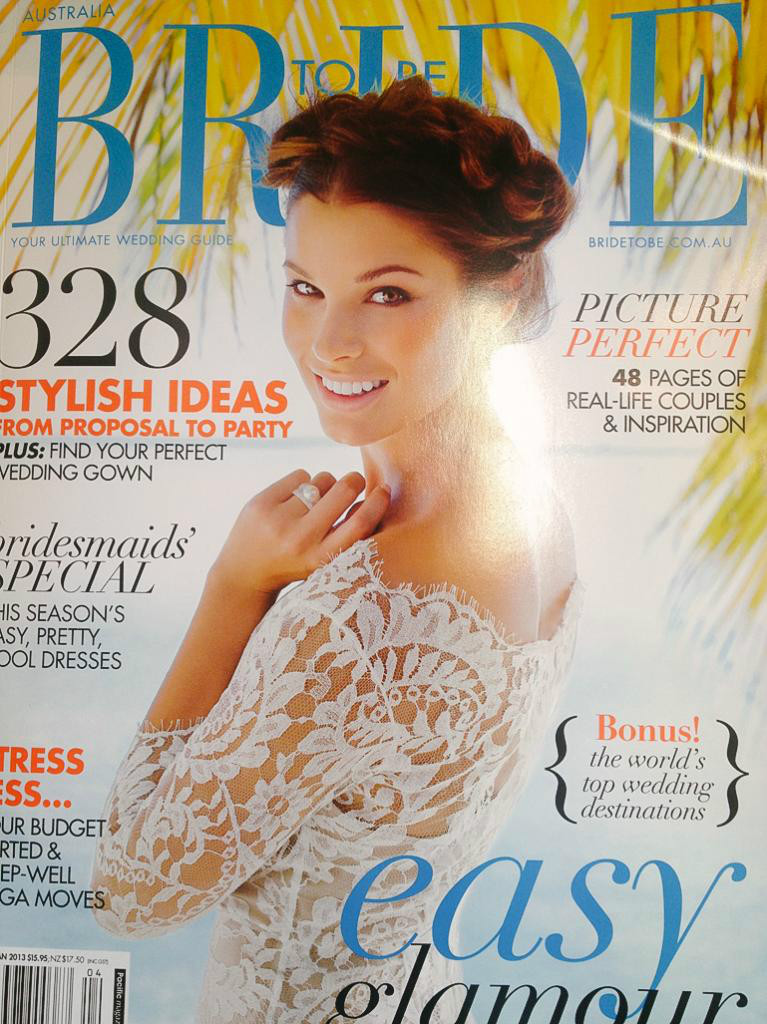 Jayne & Brad Wedding-Bride to be Magazine cover Wedding Photography